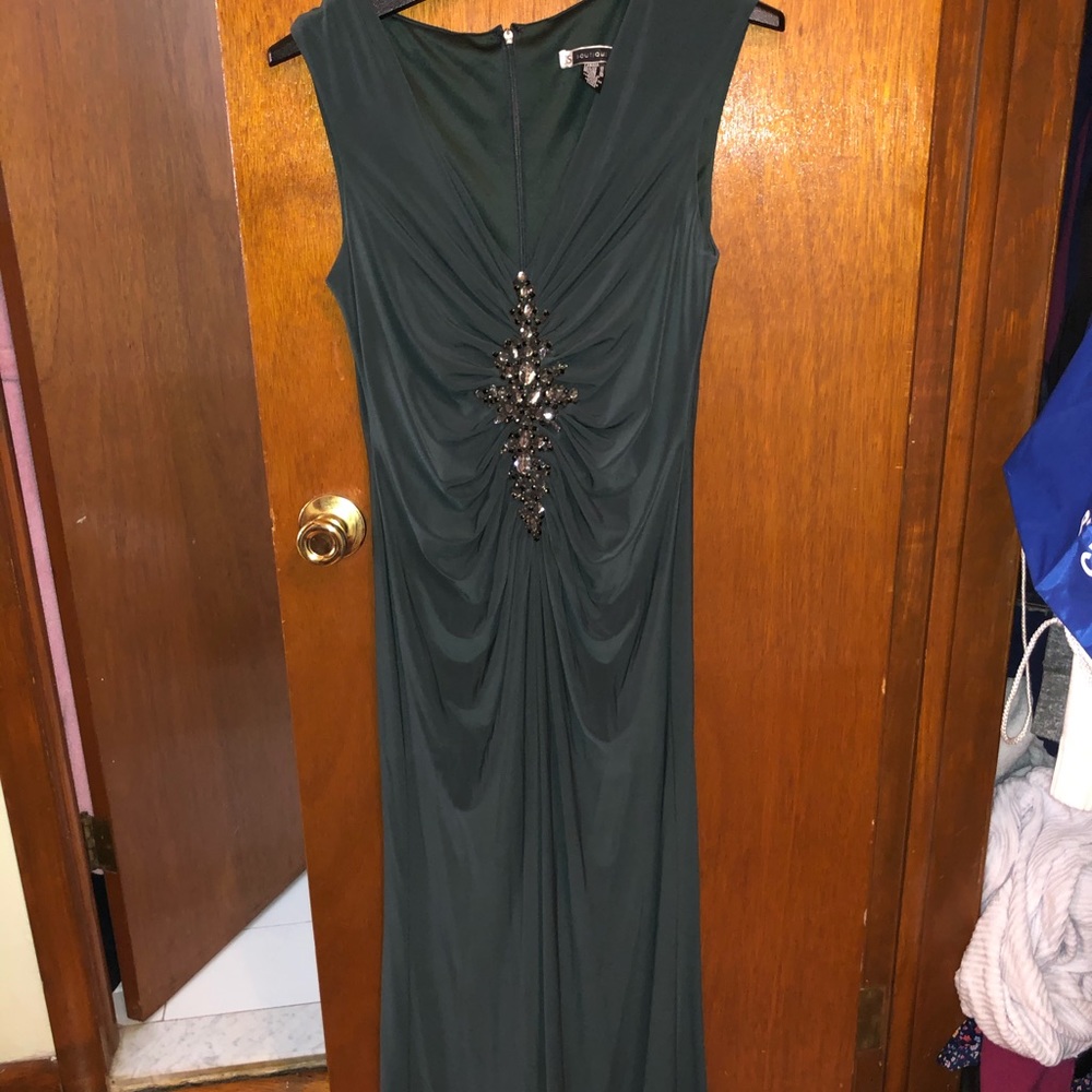 Green gown for fancy occasions